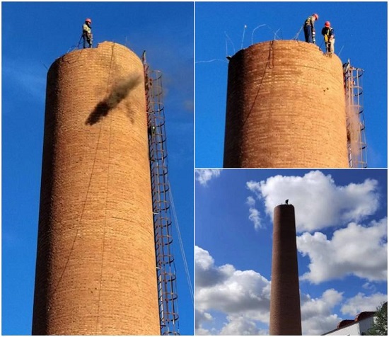 煙囪拆除公司:人工與機(jī)械拆除的靈活與細(xì)致結(jié)合